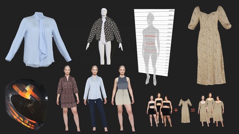 Virtual fashion pipeline