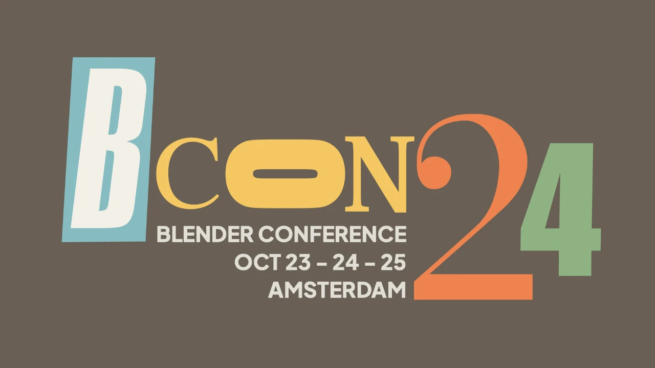 Schedule Blender Conference 2024